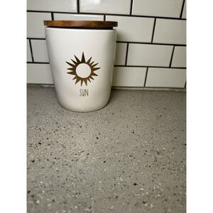 Rae Dunn Sun Canister
